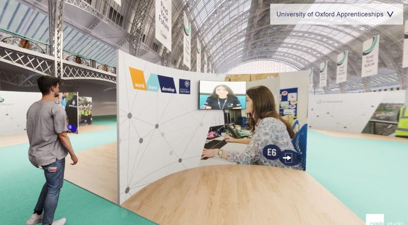 Find Your Future, University of Oxford pod on virtual platform