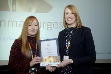 Gemma Burgess, Abingdon & Witney college, Winner of Training Provider Individual Award 2020